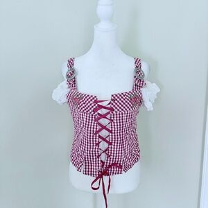 vintage hammerschmid dirndl top S